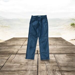 Edgely Black Sparkle High Rise Slim Straight Ankle Jeans for Women Size 0 Short